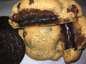 Chocolate Chip Sandwich Cookie Bomb