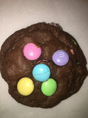 Double Chocolate Candy Piece Cookies