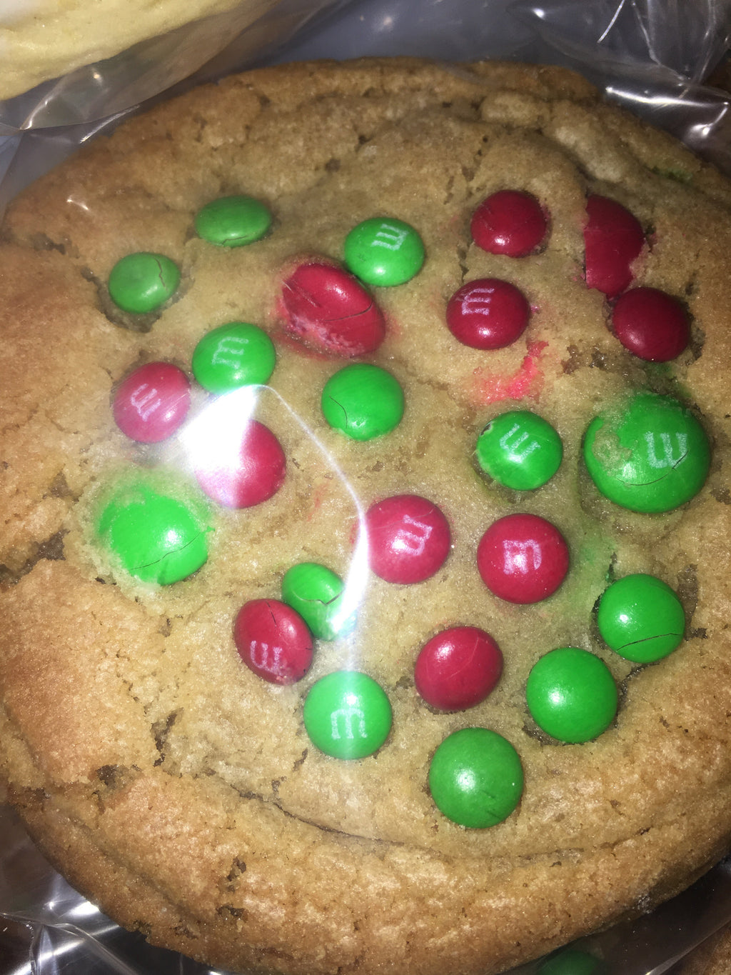 Holiday Chocolate Candy Pieces Cookie