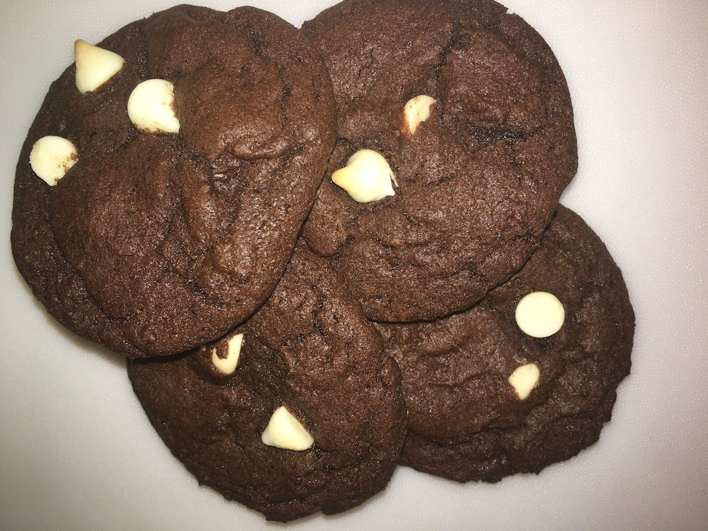 White Fudge Chocolate Chip Cookie